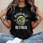 Official Retired 2026 Fishing Shirt, Funny Retirement Gift for Avid Fishermen