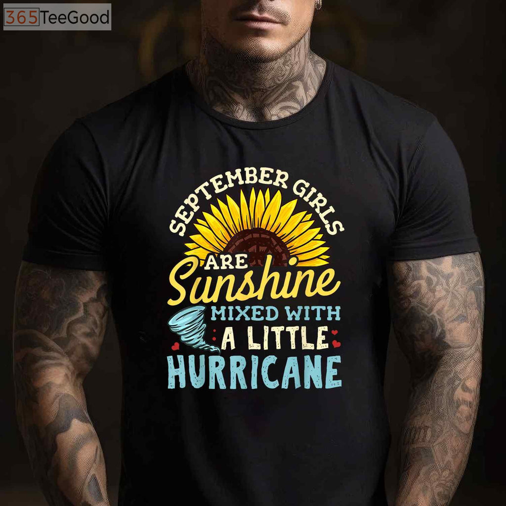 Official September Girl Birthday Celebration Shirt - Cute Autumn Birthday Apparel