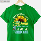 Official September Girl Birthday Celebration Shirt - Cute Autumn Birthday Apparel