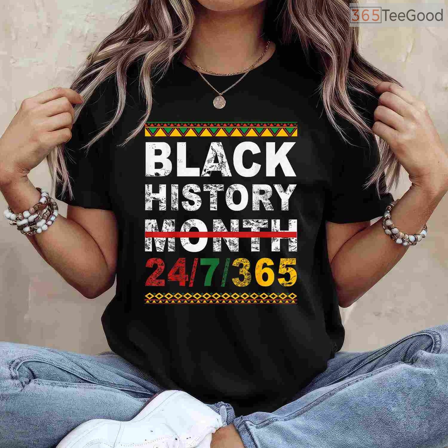 One Month Can't Hold Our History T-Shirt 365 Days Black History Month Pride Shirt