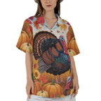 Palm Tree Sunset Ocean Paradise Hawaiian Tee Bold Tropical Vacation Wear