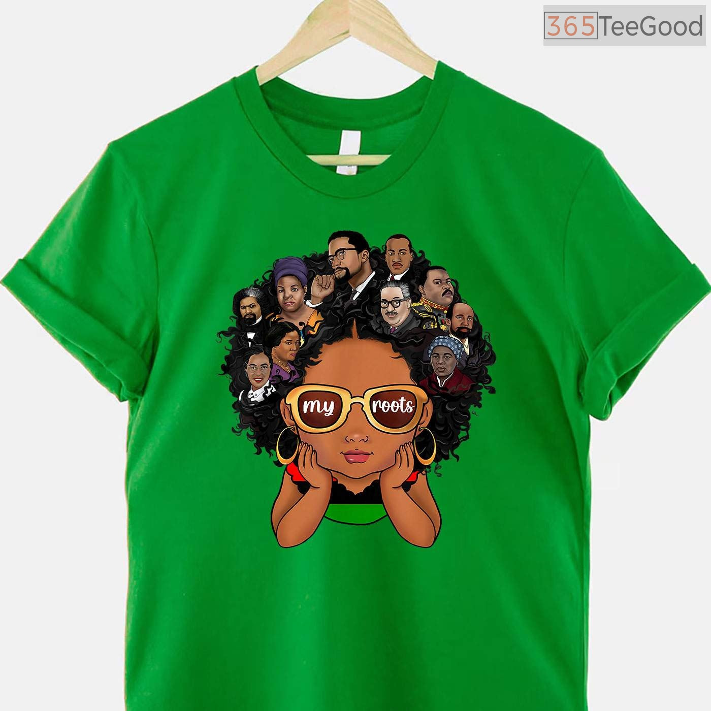 Pride Afro Melanin Girl T-Shirt Black History Month Kids Empowerment Shirt for Girls