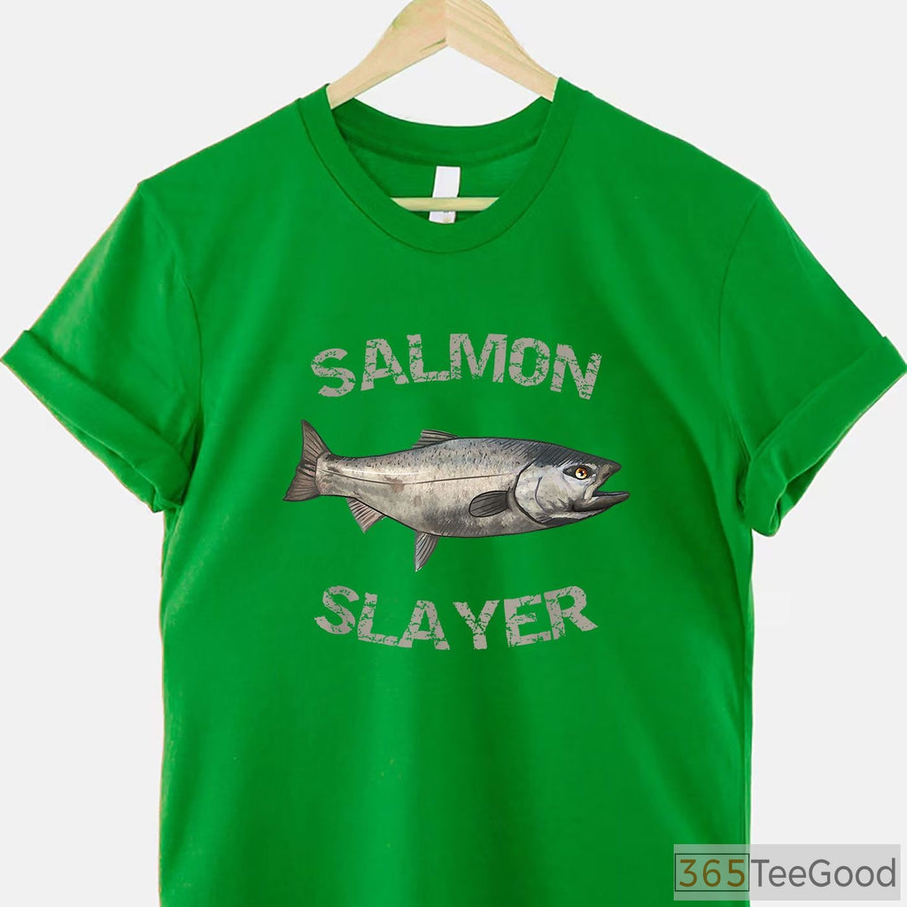 Professional Salmon Slayer Fishing Shirt, High-Performance King Salmon Angler Gear