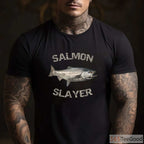 Professional Salmon Slayer Fishing Shirt, High-Performance King Salmon Angler Gear