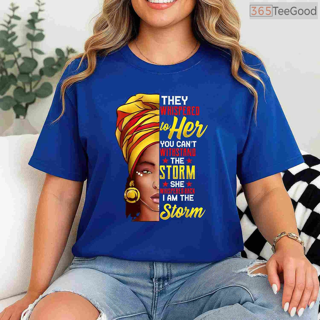 Proud Black Woman T-Shirt Black History Month Shirt for Women African American Queen Tee