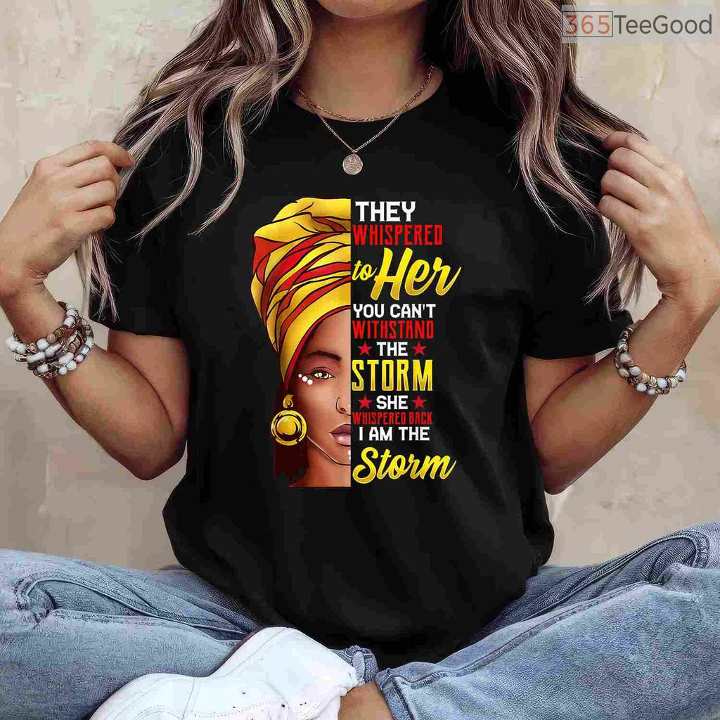 Proud Black Woman T-Shirt Black History Month Shirt for Women African American Queen Tee