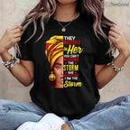 Proud Black Woman T-Shirt Black History Month Shirt for Women African American Queen Tee