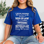 Proud Son-in-Law of a Freaking Awesome Mother-in-Law Tee T-Shirt Adults