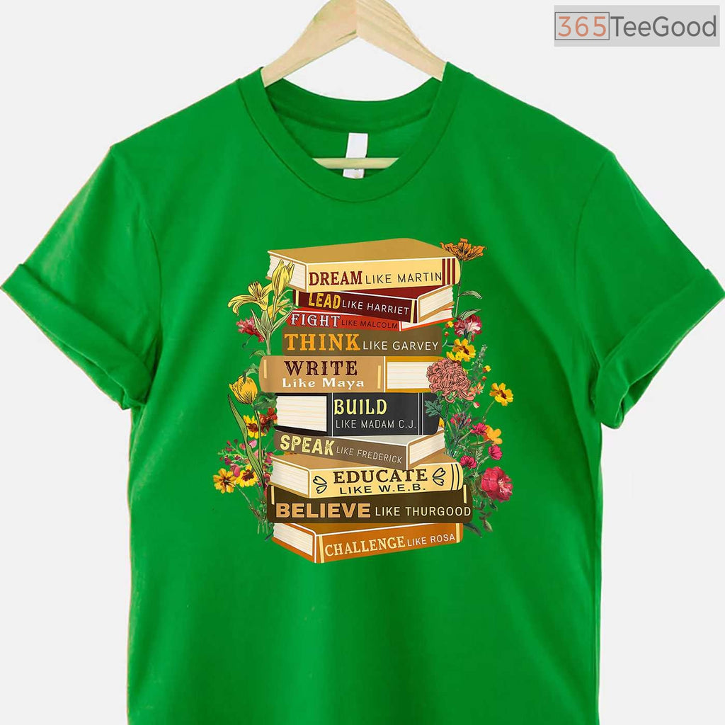 Read Black Authors T-Shirt Black History Month Book Lover Teacher Literary Gift Shirt