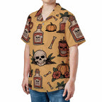 Red Hibiscus Retro Beach Scene Hawaiian Shirt Vacation Gift Idea 2026