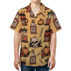 Red Hibiscus Retro Beach Scene Hawaiian Shirt Vacation Gift Idea 2026