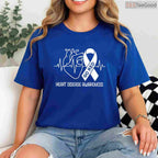 Red Ribbon February Month Shirt – Go Red Heart Disease Awareness