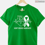Red Ribbon February Month Shirt – Go Red Heart Disease Awareness