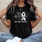 Red Ribbon February Month Shirt – Go Red Heart Disease Awareness