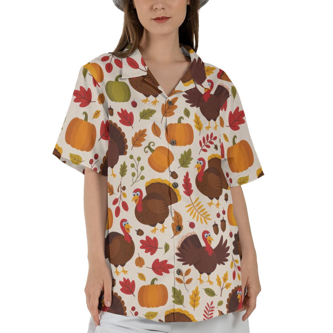 Retro Beach Scene Red Hibiscus Seamless Hawaiian Shirt Vintage Summer Look