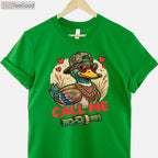 Retro Call Me Duck Hunting Shirt, Funny Valentine’s Day Waterfowl Hunter Gift