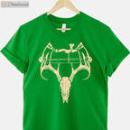 Retro Compound Bow Archery Hunting Shirt, Vintage Deer Skull Archer Dad Tee