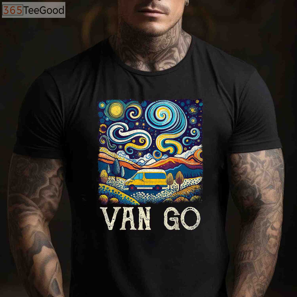 Retro Van Life Vintage T-Shirt - 70s Van Dwellers Nomad Travel Gift