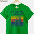 School is Important But Hunting is Importanter, Funny Youth Deer Hunting Tee