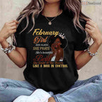 She Slays She Prays February Shirt – Beautiful Birthday Girl Faith T-Shirt