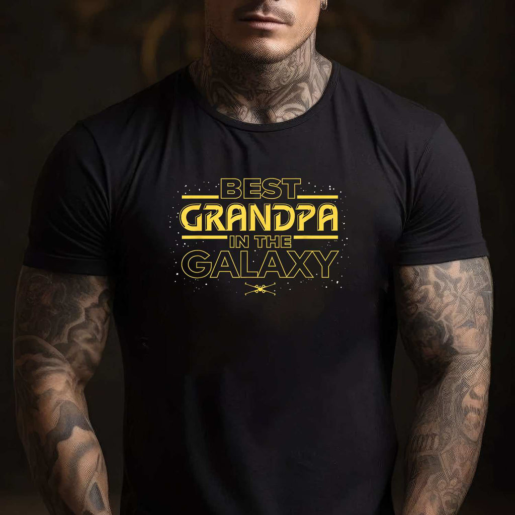 Star Wars Best Grandpa In The Galaxy Gift Tee T-Shirt Men Unisex Adults