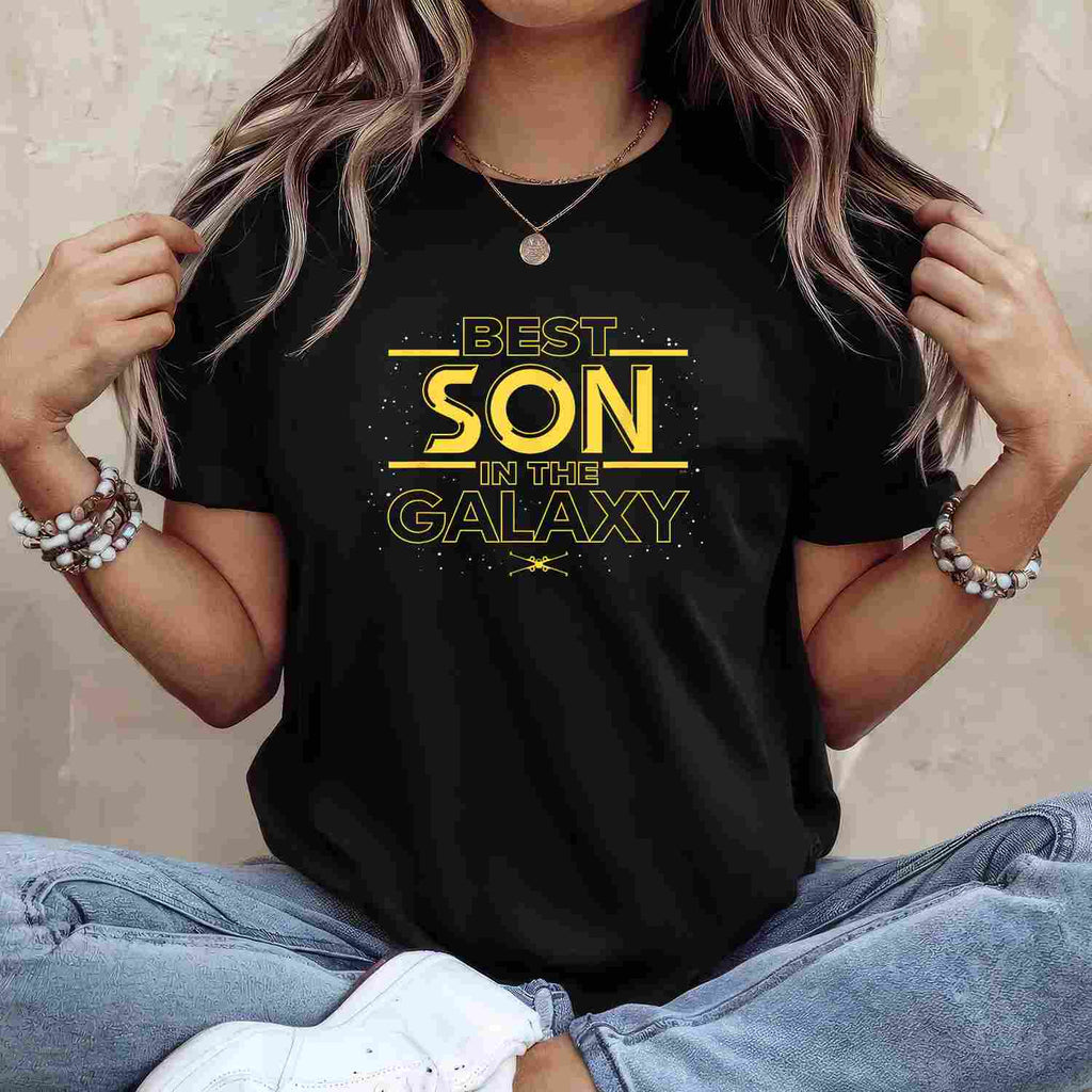 Star Wars Best Son in the Galaxy Funny Family Trip Tee T-Shirt for Adults Unisex