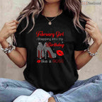 Stepping Into My Birthday Like A Boss – February Girl Heels & Bling Shirt