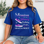 Stepping Into My February Birthday Shirt – High Heels Diva Party Tee