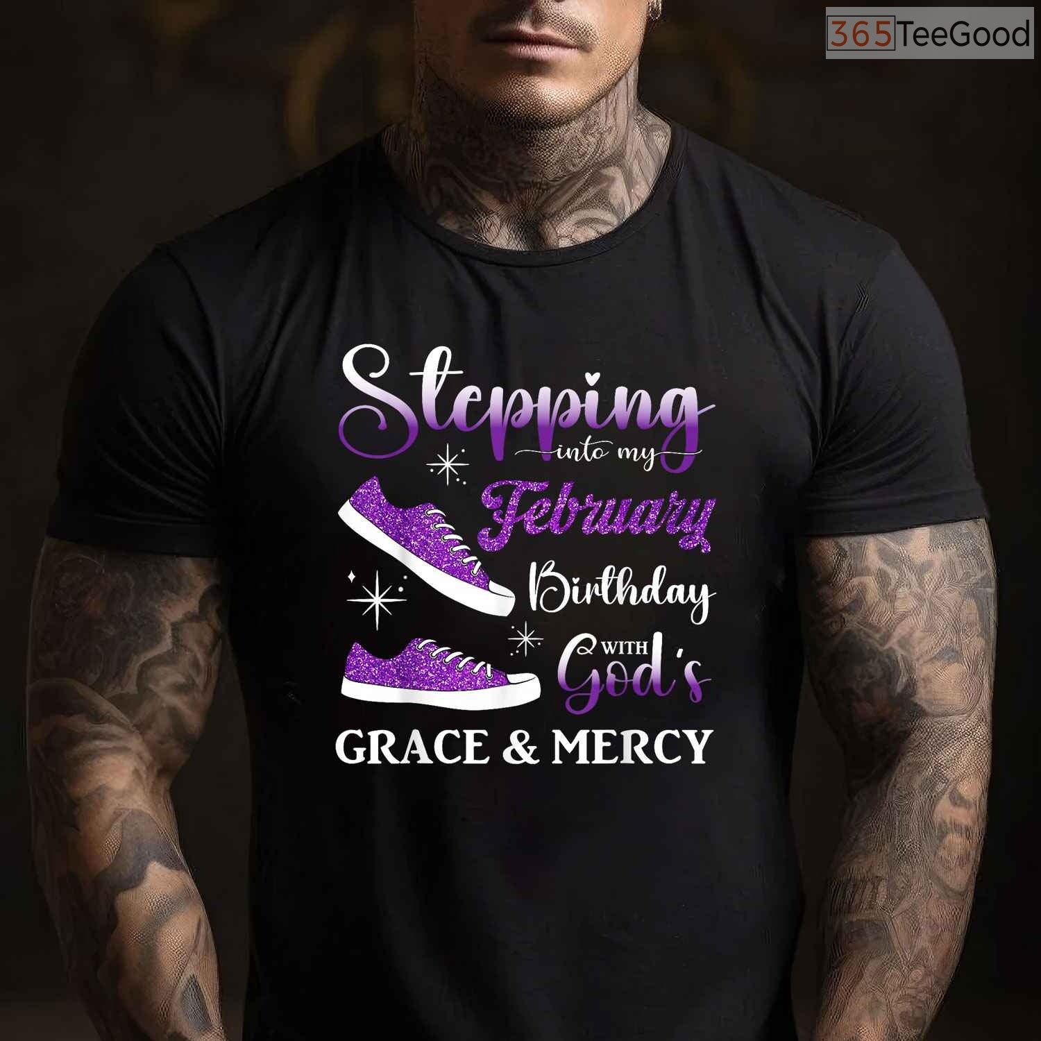 Stepping Into My February Birthday Shirt – High Heels Diva Party Tee