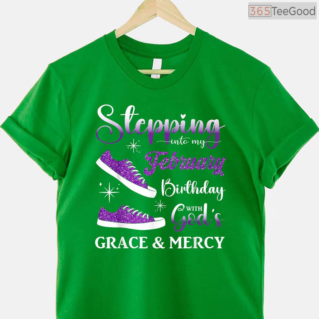 Stepping Into My February Birthday Shirt – High Heels Diva Party Tee