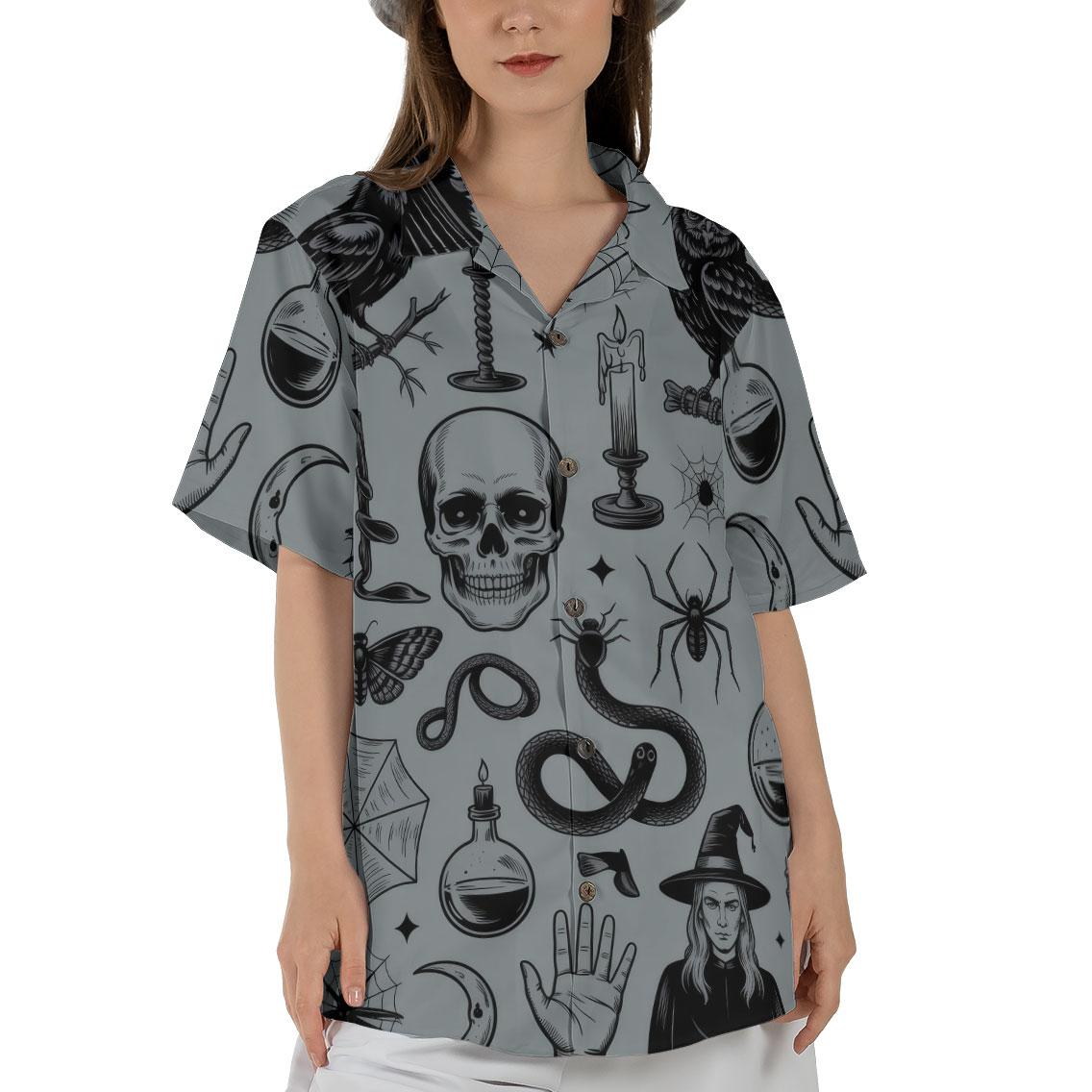 Sunset Palm Island Hawaiian Tee Tropical Beachwear for Unisex Adults