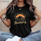 Support Your Local Farmers T-Shirt - Retro Farmer Life Aesthetic Apparel