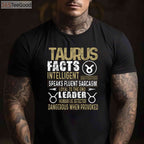 Taurus Zodiac Facts Birthday T-Shirt _ April & May Taurus Astrology Gift Shirt