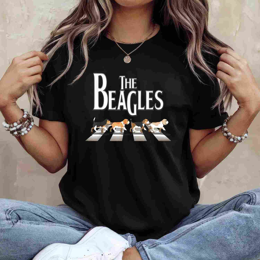 The Beagles Funny Beagle Lover Tee Classic Dog Humor T-Shirt for Men Women Adults