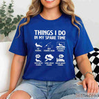 Things I Do in My Spare Time Fishing Shirt - Hobbyist Bass Fishing Tee for Men