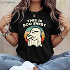 This Is Some Boo Sheet Ghost T-Shirt - Retro Funny Halloween Costume Gift