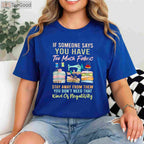 Too Much Fabric Sewing T-Shirt - Funny Quilting Lover Sewer Apparel