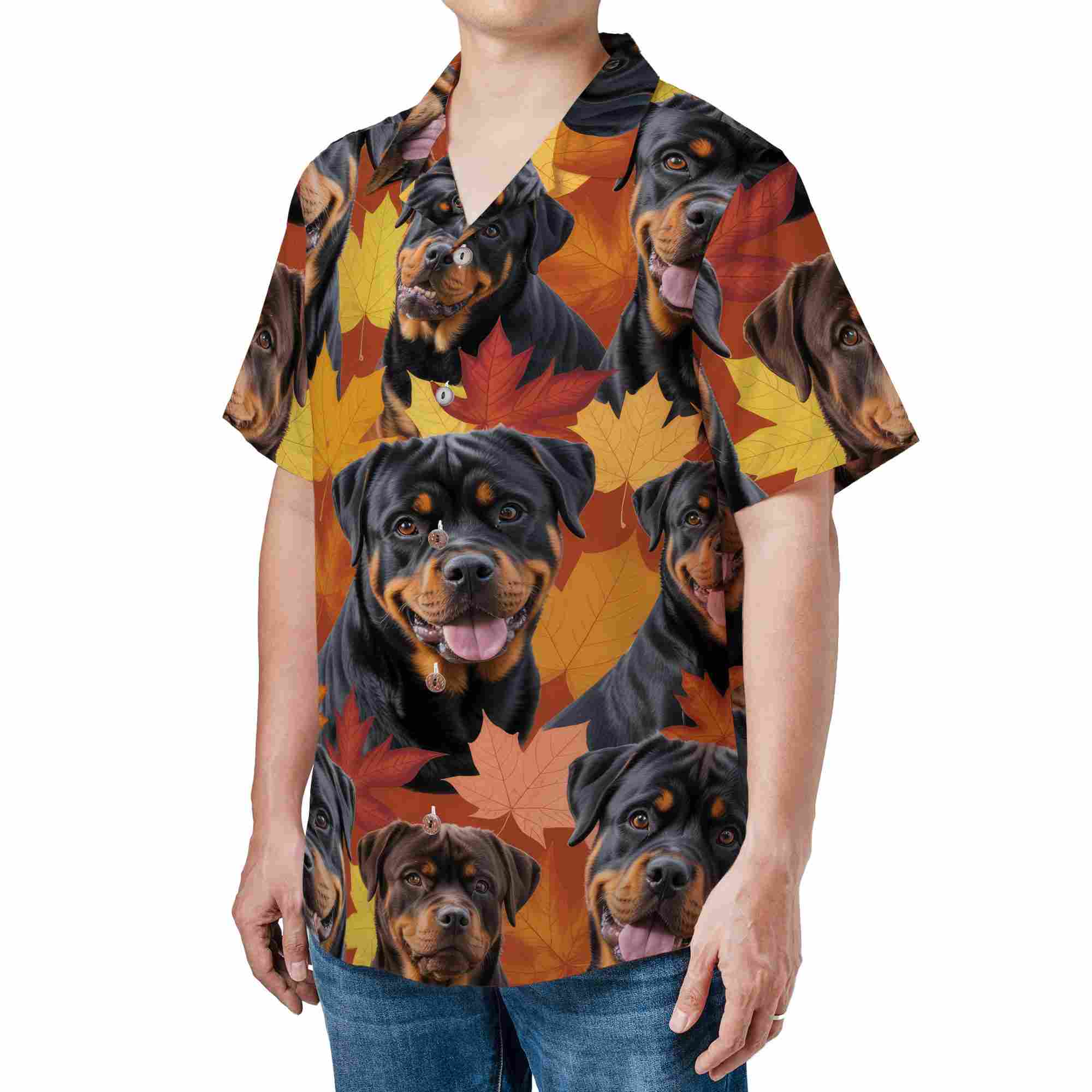 Tropical Jungle Hibiscus Seamless Pattern Hawaiian Tee Vacation Ready Style