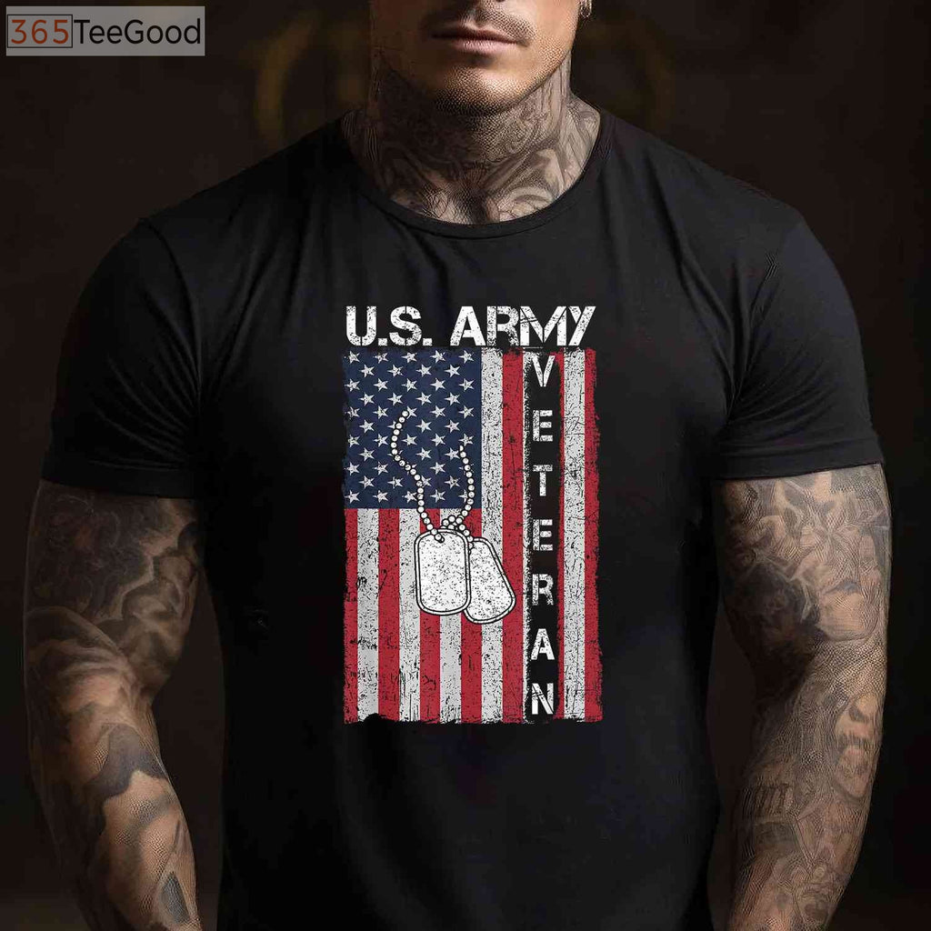 US Army Veteran Gift T-Shirt - Official Military Service Shirt for Men & Women