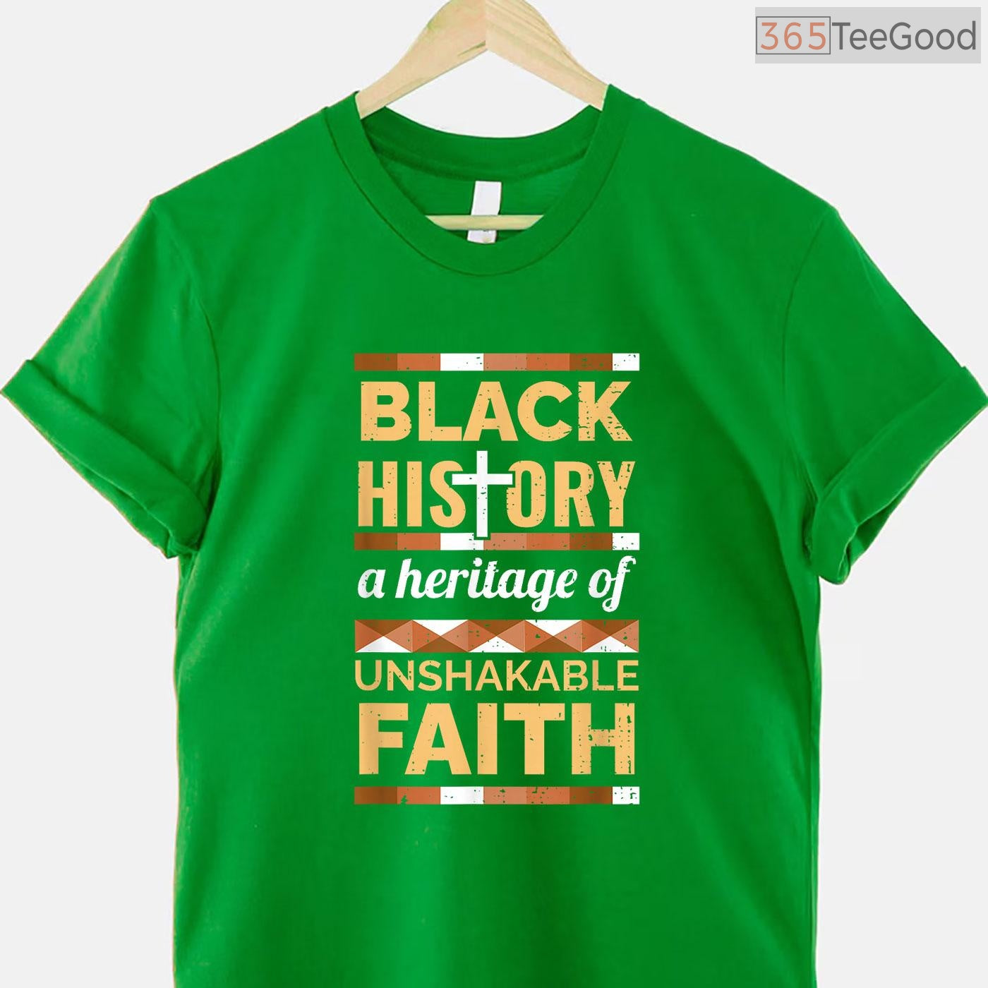Unshakeable Faith T-Shirt Christian Black History Month Religious African American Shirt