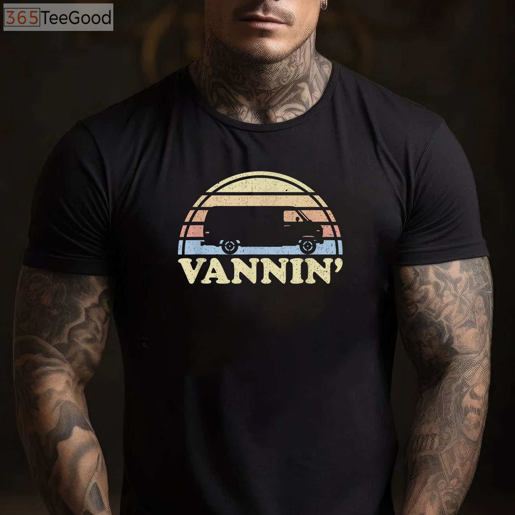 Vannin Van Life Retro T-Shirt - Vintage Vanner Vantasy Lover Apparel