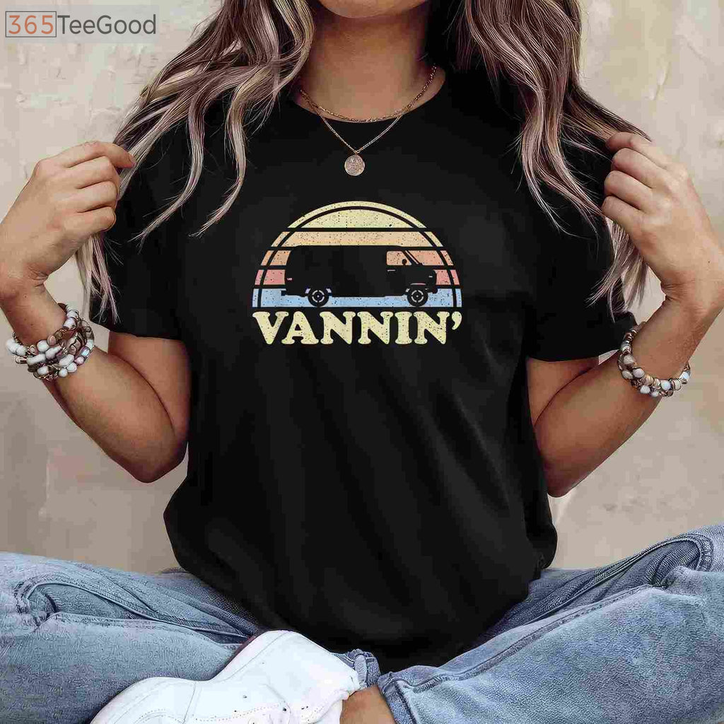 Vannin Van Life Retro T-Shirt - Vintage Vanner Vantasy Lover Apparel