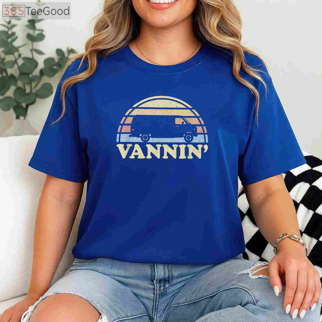 Vannin Van Life Retro T-Shirt - Vintage Vanner Vantasy Lover Apparel