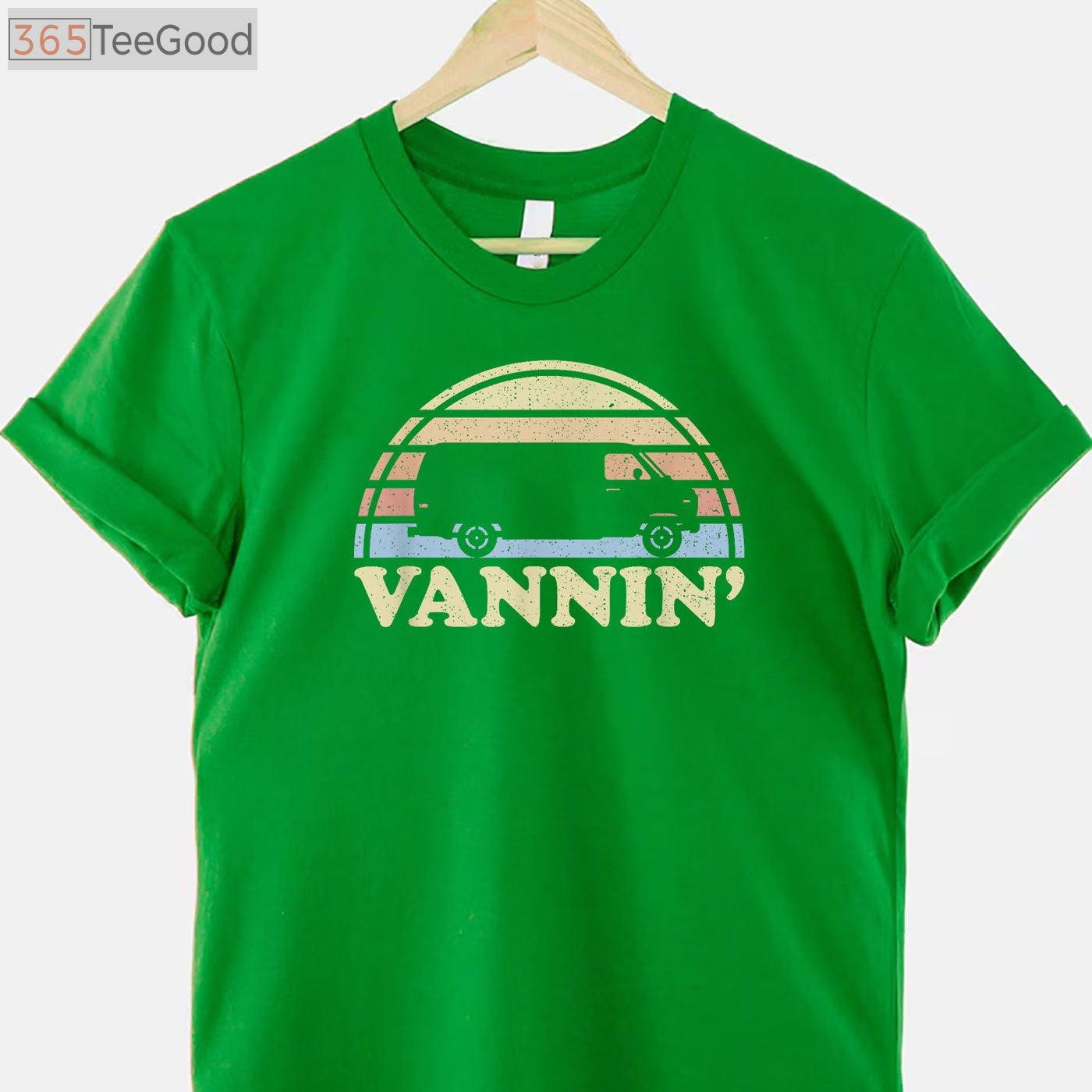 Vannin Van Life Retro T-Shirt - Vintage Vanner Vantasy Lover Apparel
