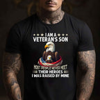 Veteran’s Son Pride Most People Never Meet Their Heroes Tee T-Shirt Adults