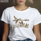 Vintage Mallard Duck Hunting Season Shirt, Retro Wildlife Waterfowl Hunter Tee