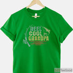 Vintage Reel Cool Grandpa Fishing Shirt, Best Father's Day Fisherman Gift Tee