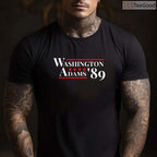 Washington Adams 1789 American Presidents Day T-Shirt First Election US History Gift Shirt