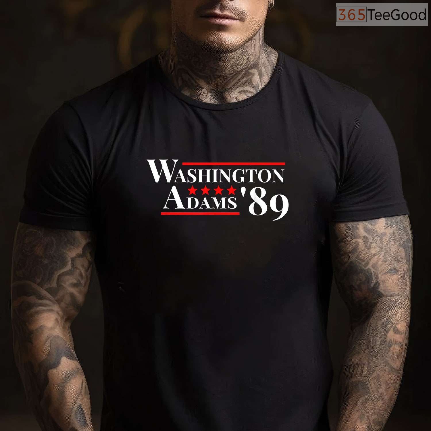 Washington Adams 1789 American Presidents Day T-Shirt First Election US History Gift Shirt