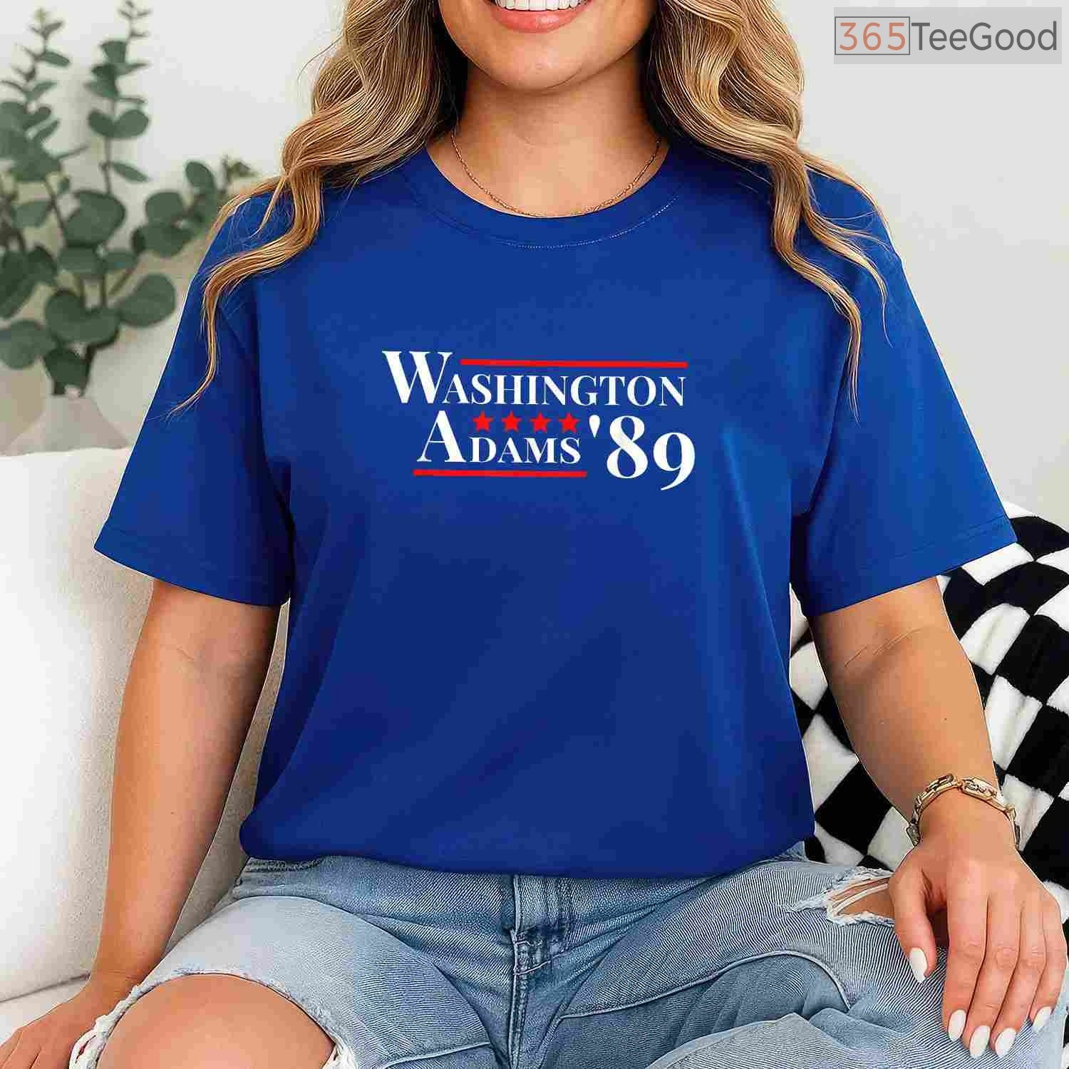 Washington Adams 1789 American Presidents Day T-Shirt First Election US History Gift Shirt